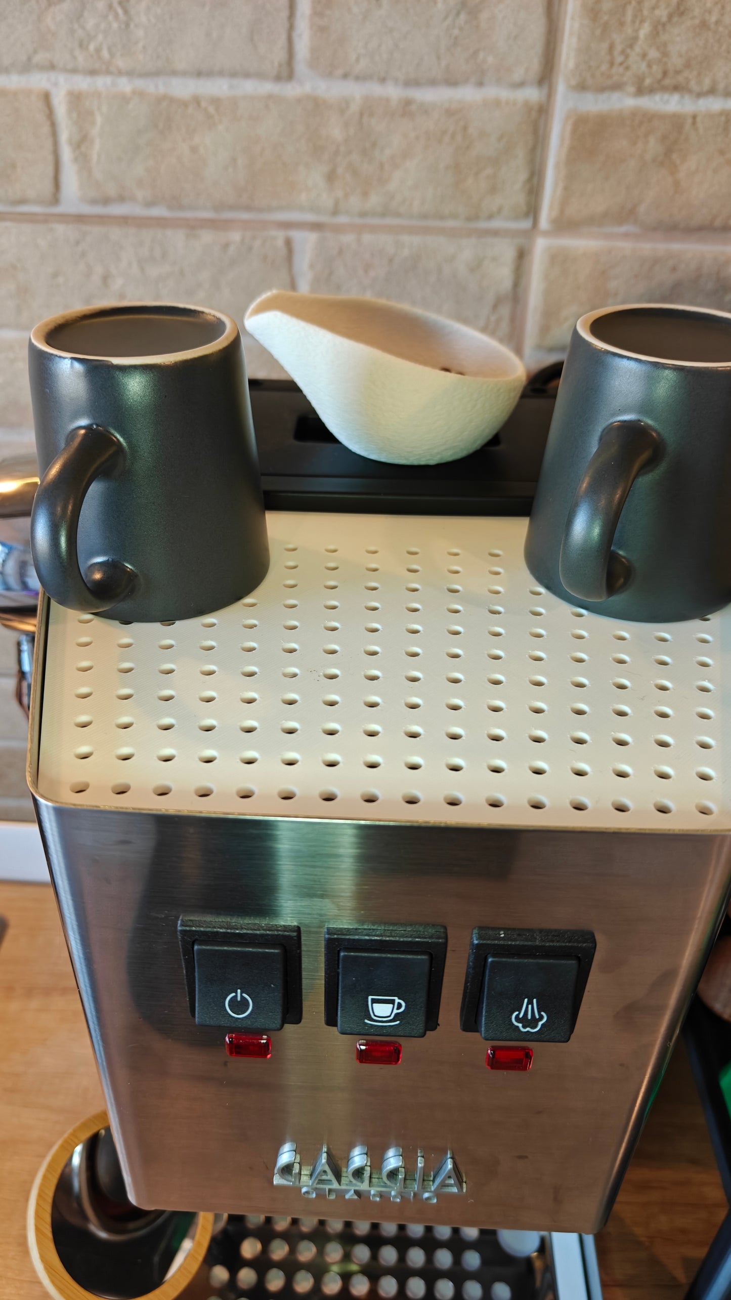 SICLab Precision Cup Warmer & Scratch-Guard for Gaggia Classic
