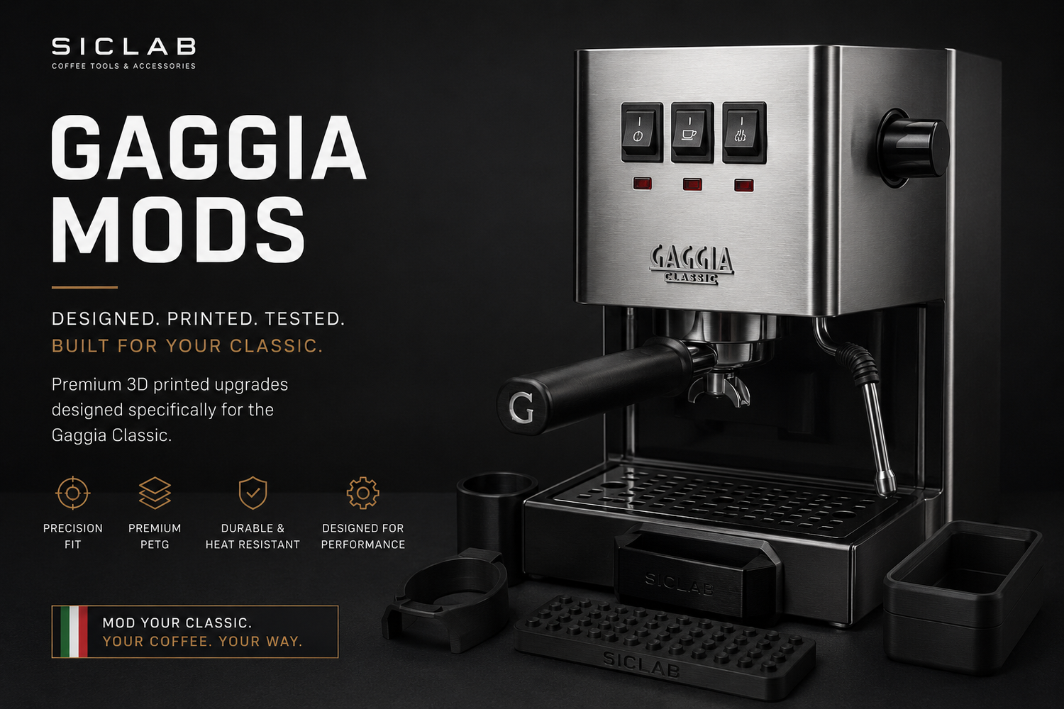 Gaggia Mods & Premium Espresso Tools