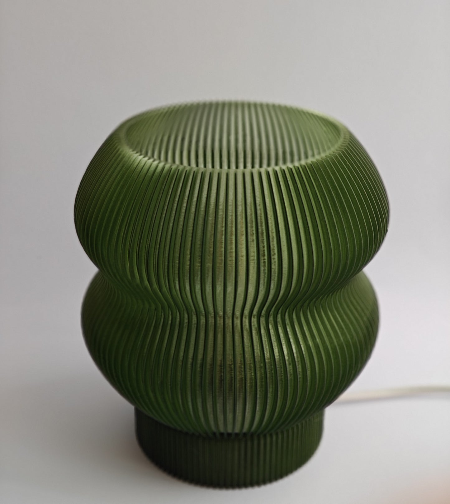 Lampă de masă imprimată 3D Aura Ripple | Iluminat ambiental modern