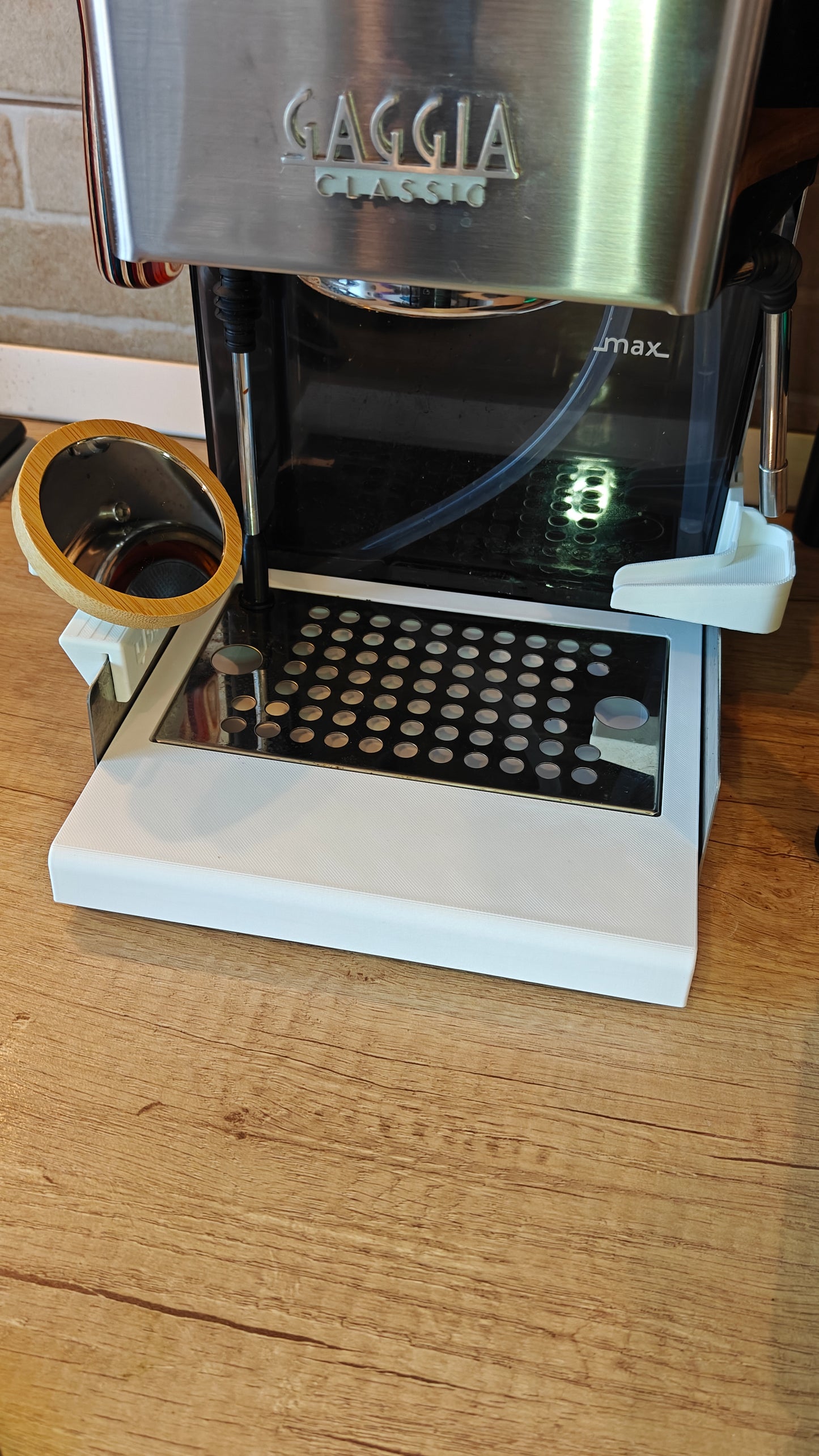 Tavă de scurgere subțire extinsă SICLab pentru Gaggia Classic Pro și EVO 