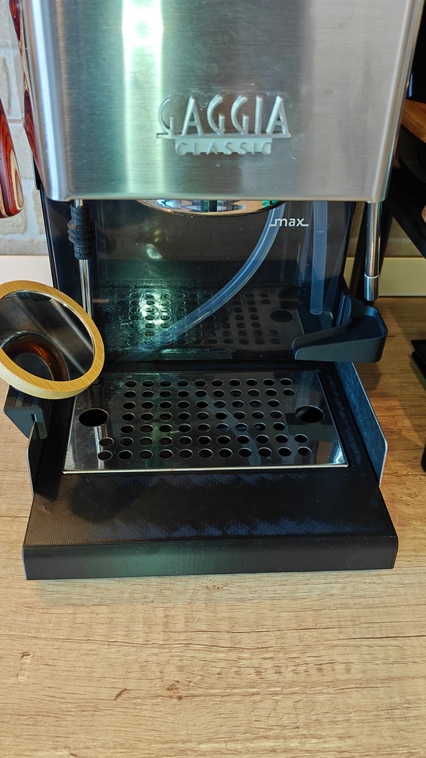 Tavă de scurgere subțire extinsă SICLab pentru Gaggia Classic Pro și EVO 