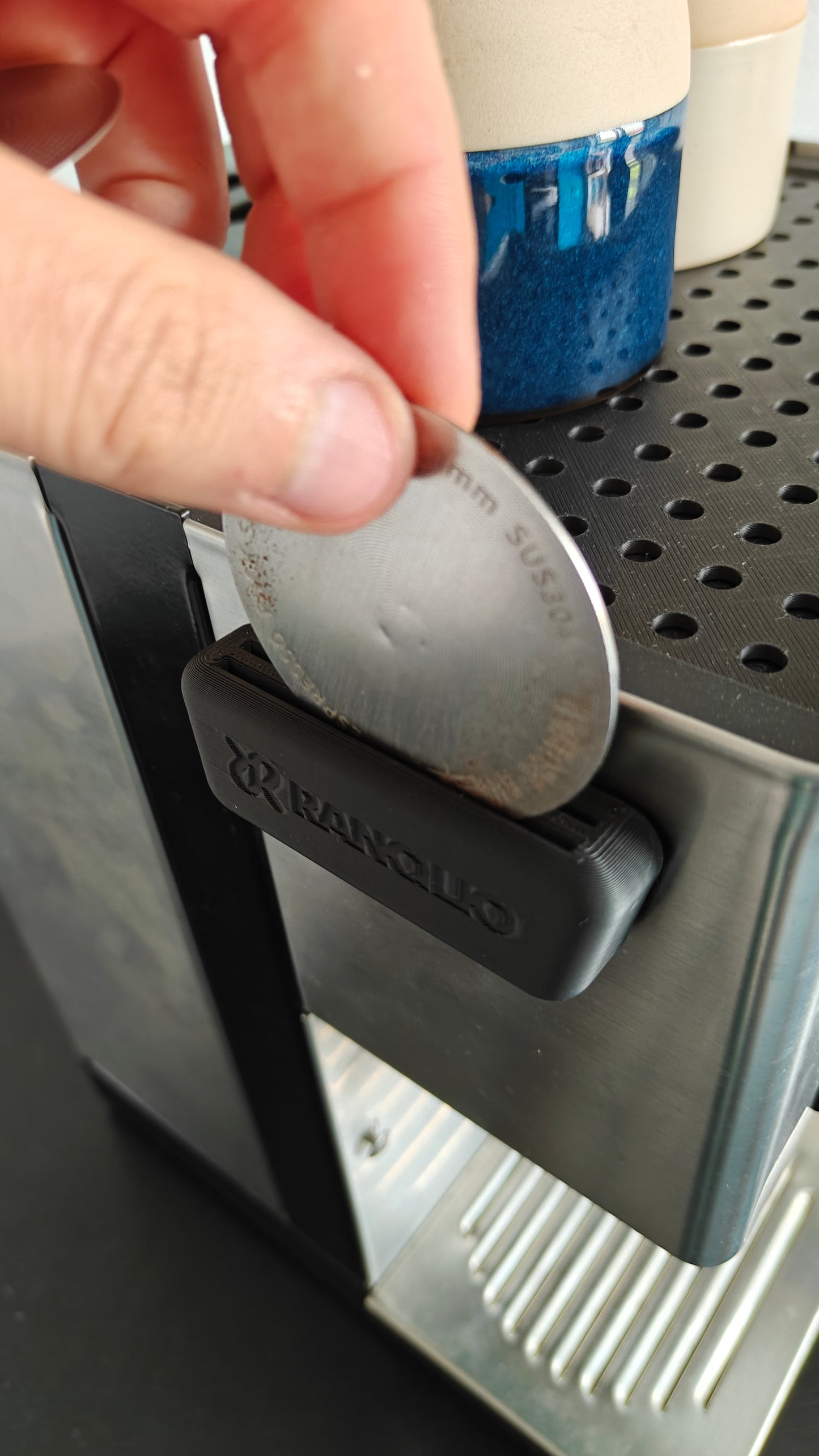 Rancilio Silvia Dual Puck Screen Holder