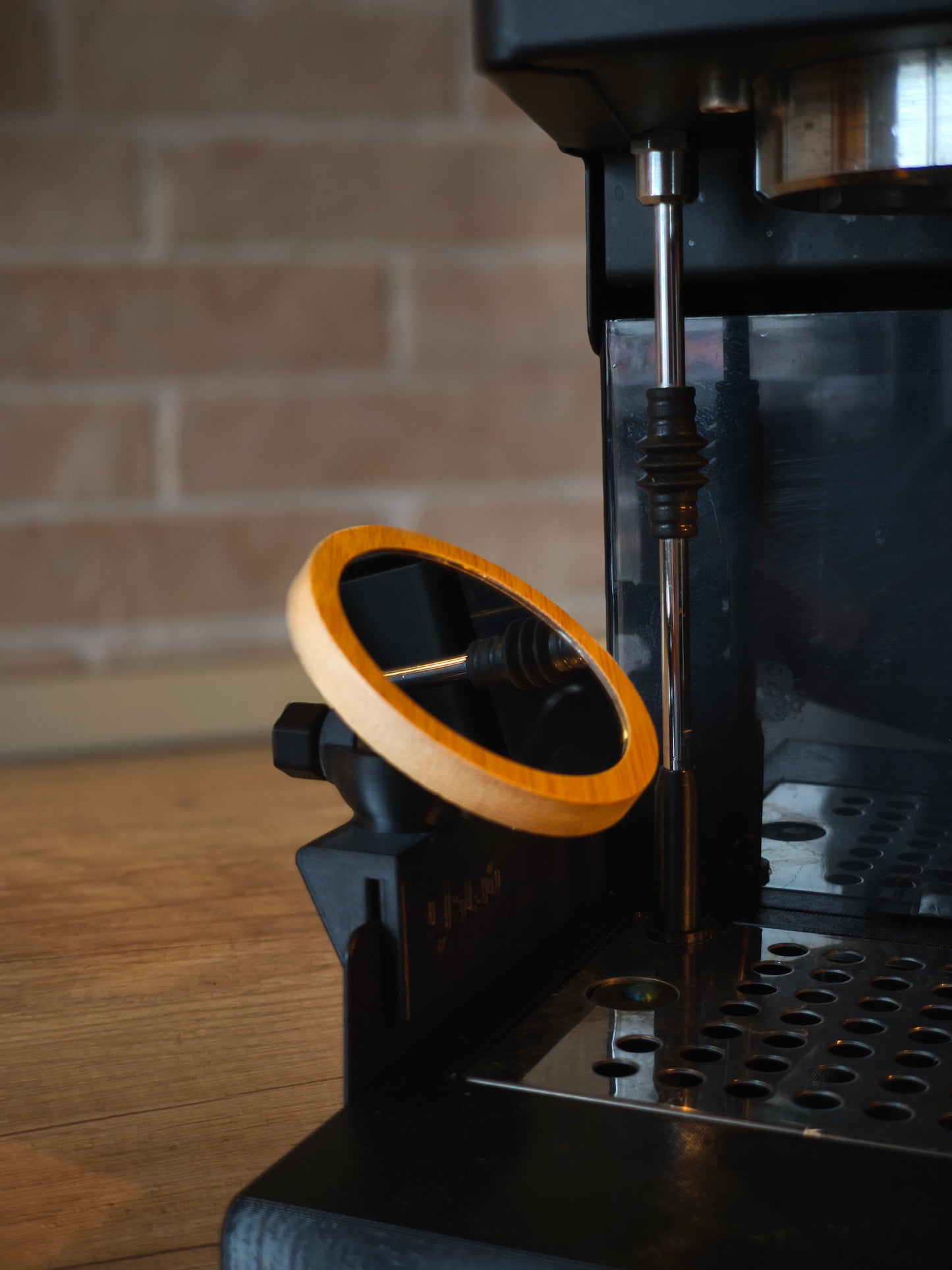 SICLab Adjustable Shot Mirror for Gaggia Classic | High-Visibility Espresso Workflow
