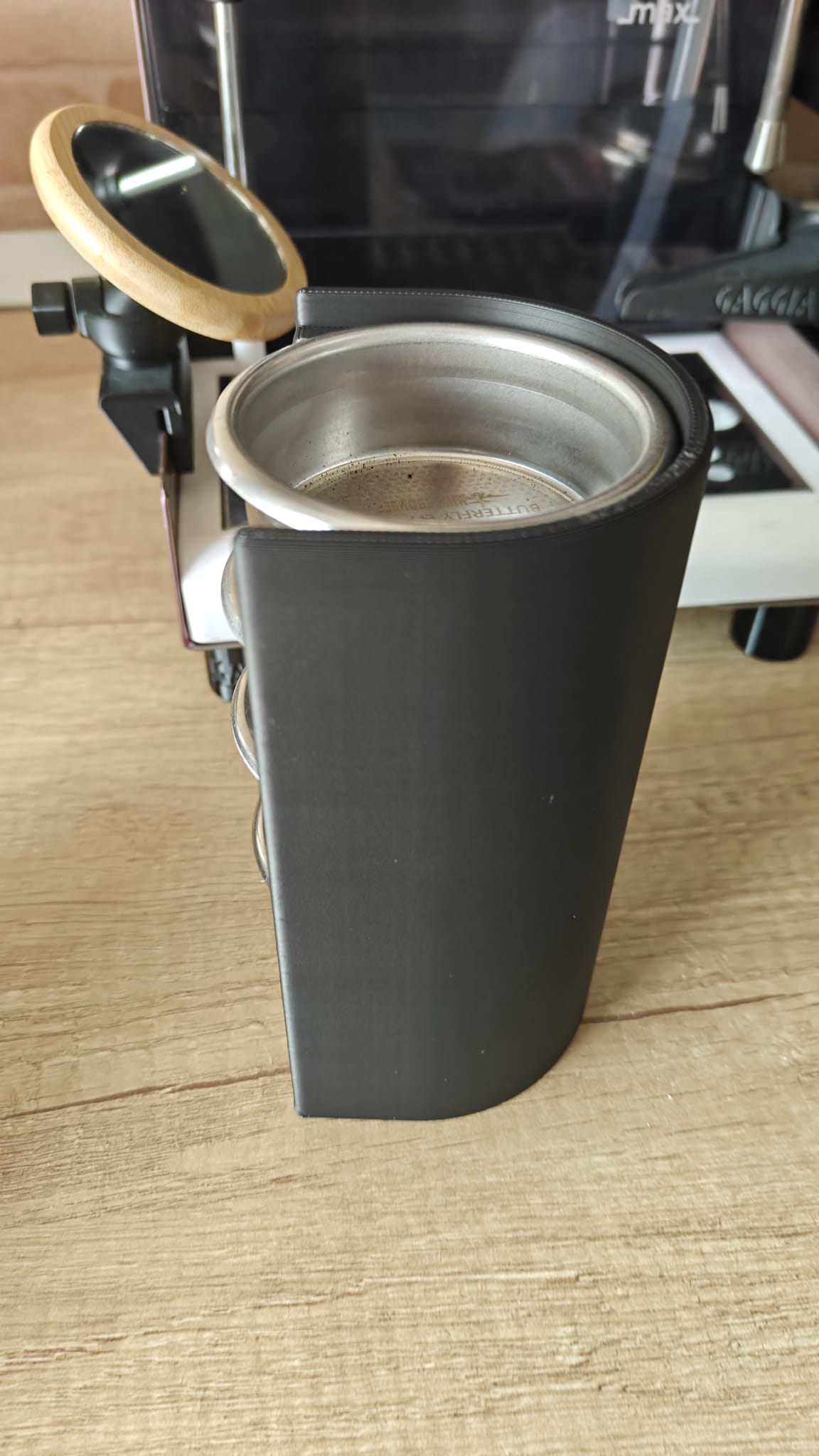 58mm / 58.5mm Portafilter Basket Holder – 4-Slot Vertical Organizer