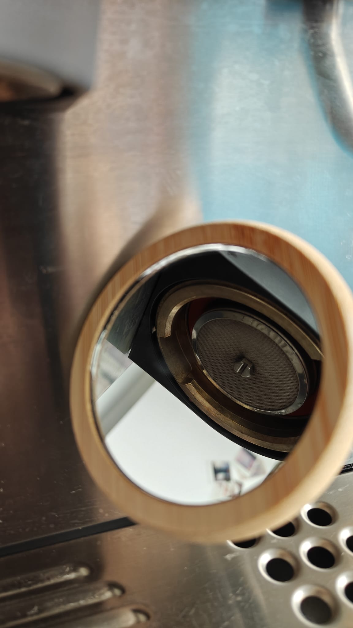 SICLab Adjustable Shot Mirror for Rancilio Silvia