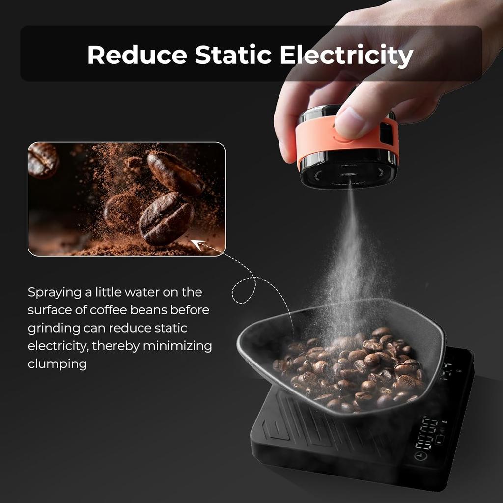IKAPE Coffee Bean Anti-Static Electric Spray – Pulverizator Electric Anti-Static pentru Cafea