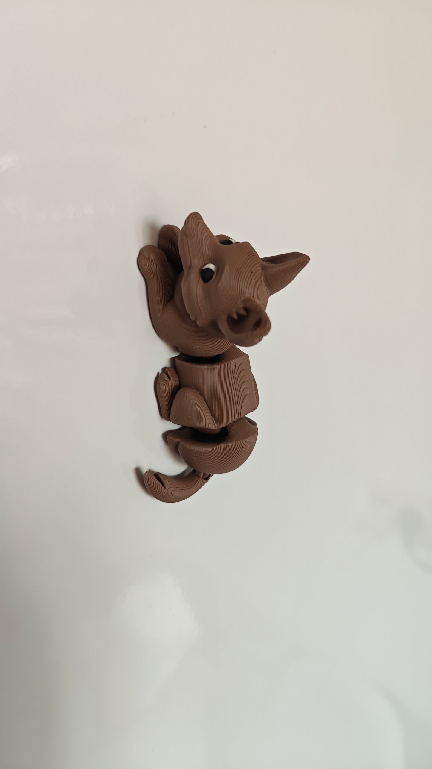 Breloc Câine Ciobănesc German Articulat – Jucărie Fidget 3D Printată cu Magnet 