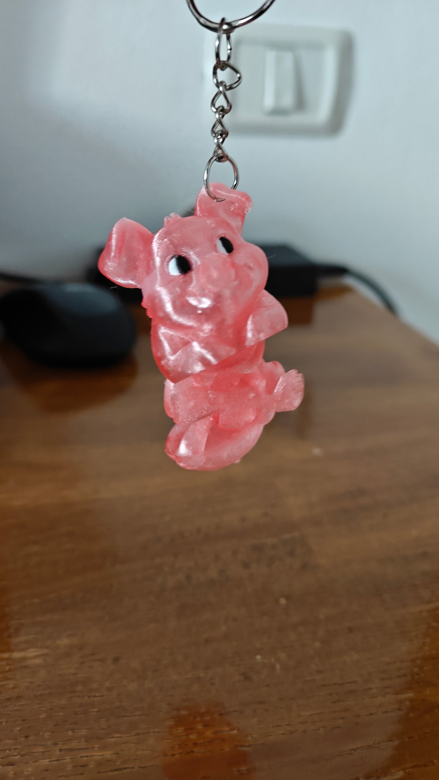 Breloc Porc Articulat / Jucărie Fidget – Purceluș Flexibil printat 3D, jucărie drăguță pentru birou 